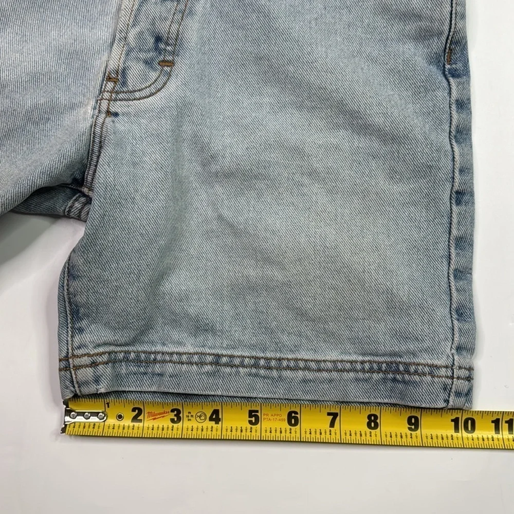 Calvin Klein Denim Button Fly Shorts Size 7
